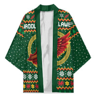 Personalized Montgomeryshire Wales Christmas Kimono Celtic Red Wing Cymru Heritage - Wonder Print Shop