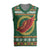 Personalized Montgomeryshire Wales Christmas Knitted V-Neck Vest Celtic Red Wing Cymru Heritage - Wonder Print Shop