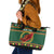 Personalized Montgomeryshire Wales Christmas Leather Tote Bag Celtic Red Wing Cymru Heritage - Wonder Print Shop