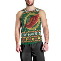 Personalized Montgomeryshire Wales Christmas Men Tank Top Celtic Red Wing Cymru Heritage - Wonder Print Shop
