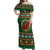 Personalized Montgomeryshire Wales Christmas Off Shoulder Maxi Dress Celtic Red Wing Cymru Heritage - Wonder Print Shop