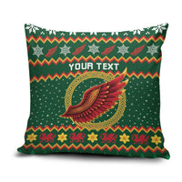 Personalized Montgomeryshire Wales Christmas Pillow Cover Celtic Red Wing Cymru Heritage - Wonder Print Shop