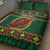 Personalized Montgomeryshire Wales Christmas Quilt Bed Set Celtic Red Wing Cymru Heritage - Wonder Print Shop