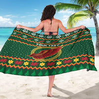 Personalized Montgomeryshire Wales Christmas Sarong Celtic Red Wing Cymru Heritage - Wonder Print Shop