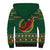 Personalized Montgomeryshire Wales Christmas Sherpa Hoodie Celtic Red Wing Cymru Heritage - Wonder Print Shop