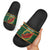 Personalized Montgomeryshire Wales Christmas Slide Sandals Celtic Red Wing Cymru Heritage - Wonder Print Shop