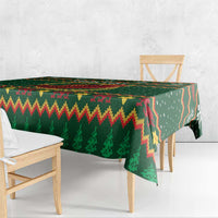 Personalized Montgomeryshire Wales Christmas Tablecloth Celtic Red Wing Cymru Heritage - Wonder Print Shop
