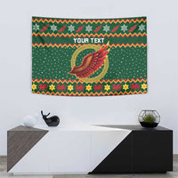 Personalized Montgomeryshire Wales Christmas Tapestry Celtic Red Wing Cymru Heritage - Wonder Print Shop