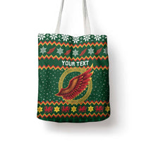 Personalized Montgomeryshire Wales Christmas Tote Bag Celtic Red Wing Cymru Heritage - Wonder Print Shop