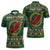 Personalized Montgomeryshire Wales Christmas Zipper Polo Shirt Celtic Red Wing Cymru Heritage - Wonder Print Shop
