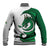 Wales Celtic Dragon Baseball Jacket Welsh Mythic Green Dragon - Wonder Print Shop