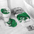 Wales Celtic Dragon Bathroom Set Welsh Mythic Green Dragon - Wonder Print Shop