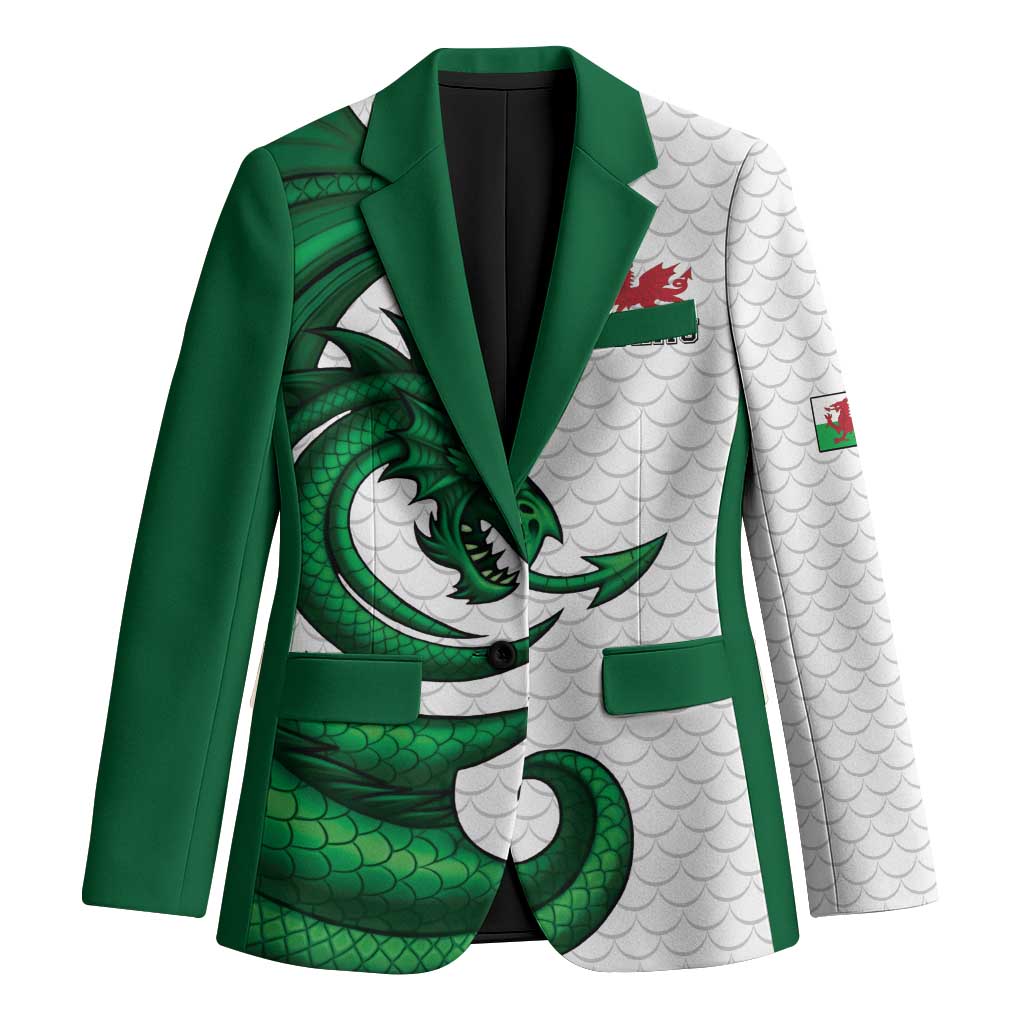 Wales Celtic Dragon Blazer Welsh Mythic Green Dragon - Wonder Print Shop
