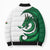 Wales Celtic Dragon Bomber Puffer Jacket Welsh Mythic Green Dragon - Wonder Print Shop