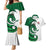Wales Celtic Dragon Couples Matching Mermaid Dress and Hawaiian Shirt Welsh Mythic Green Dragon - Wonder Print Shop