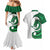 Wales Celtic Dragon Couples Matching Mermaid Dress and Hawaiian Shirt Welsh Mythic Green Dragon - Wonder Print Shop