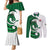 Wales Celtic Dragon Couples Matching Mermaid Dress and Long Sleeve Button Shirt Welsh Mythic Green Dragon - Wonder Print Shop