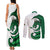 Wales Celtic Dragon Couples Matching Tank Maxi Dress and Long Sleeve Button Shirt Welsh Mythic Green Dragon - Wonder Print Shop