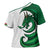 Wales Celtic Dragon Cross Shoulder Shirt Welsh Mythic Green Dragon - Wonder Print Shop