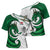 Wales Celtic Dragon Cross Shoulder Shirt Welsh Mythic Green Dragon - Wonder Print Shop