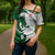 Wales Celtic Dragon Cross Shoulder Shirt Welsh Mythic Green Dragon - Wonder Print Shop