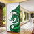 Wales Celtic Dragon Door Cover Welsh Mythic Green Dragon - Wonder Print Shop