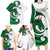 Wales Celtic Dragon Family Matching Long Sleeve Bodycon Dress and Hawaiian Shirt Welsh Mythic Green Dragon - Wonder Print Shop