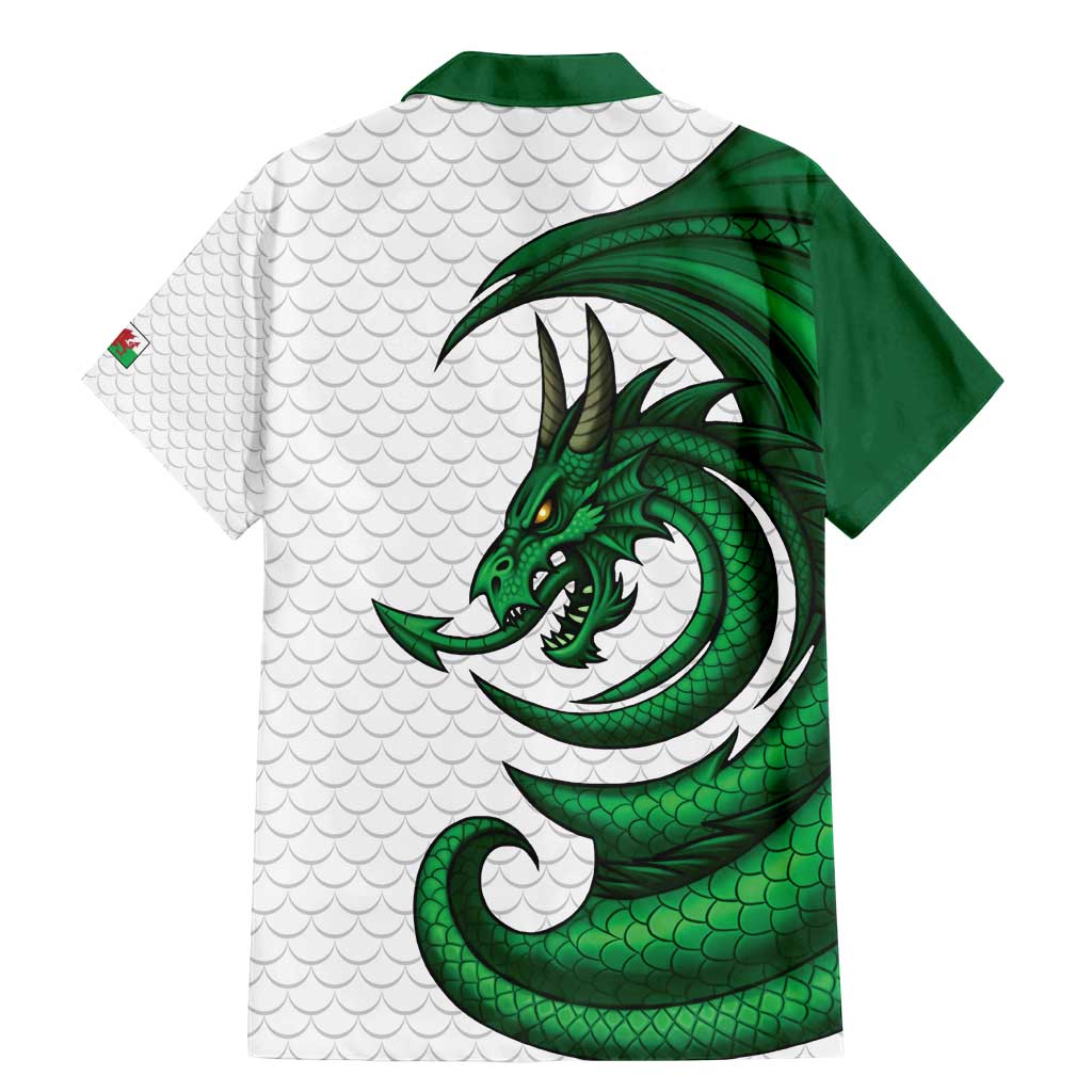 Wales Celtic Dragon Family Matching Mermaid Dress and Hawaiian Shirt Welsh Mythic Green Dragon - Wonder Print Shop