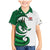 Wales Celtic Dragon Family Matching Mermaid Dress and Hawaiian Shirt Welsh Mythic Green Dragon - Wonder Print Shop