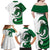 Wales Celtic Dragon Family Matching Off Shoulder Maxi Dress and Hawaiian Shirt Welsh Mythic Green Dragon - Wonder Print Shop