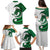 Wales Celtic Dragon Family Matching Puletasi and Hawaiian Shirt Welsh Mythic Green Dragon - Wonder Print Shop