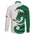 Wales Celtic Dragon Family Matching Puletasi and Hawaiian Shirt Welsh Mythic Green Dragon - Wonder Print Shop