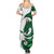 Wales Celtic Dragon Family Matching Summer Maxi Dress and Hawaiian Shirt Welsh Mythic Green Dragon - Wonder Print Shop