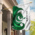 Wales Celtic Dragon Garden Flag Welsh Mythic Green Dragon - Wonder Print Shop