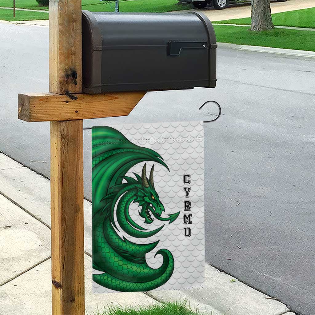 Wales Celtic Dragon Garden Flag Welsh Mythic Green Dragon - Wonder Print Shop