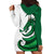 Wales Celtic Dragon Hoodie Dress Welsh Mythic Green Dragon - Wonder Print Shop
