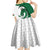 Wales Celtic Dragon Kid Short Sleeve Dress Welsh Mythic Green Dragon - Wonder Print Shop