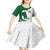 Wales Celtic Dragon Kid Short Sleeve Dress Welsh Mythic Green Dragon - Wonder Print Shop