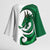 Wales Celtic Dragon Kimono Sleeve Blouse Welsh Mythic Green Dragon - Wonder Print Shop