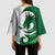 Wales Celtic Dragon Kimono Sleeve Blouse Welsh Mythic Green Dragon - Wonder Print Shop