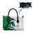 Wales Celtic Dragon Leather Bag Welsh Mythic Green Dragon - Wonder Print Shop