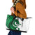 Wales Celtic Dragon Leather Tote Bag Welsh Mythic Green Dragon - Wonder Print Shop