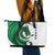 Wales Celtic Dragon Leather Tote Bag Welsh Mythic Green Dragon - Wonder Print Shop