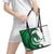 Wales Celtic Dragon Leather Tote Bag Welsh Mythic Green Dragon - Wonder Print Shop
