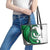 Wales Celtic Dragon Leather Tote Bag Welsh Mythic Green Dragon - Wonder Print Shop