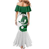 Wales Celtic Dragon Mermaid Dress Welsh Mythic Green Dragon - Wonder Print Shop