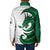 Wales Celtic Dragon Padded Jacket Welsh Mythic Green Dragon - Wonder Print Shop