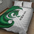 Wales Celtic Dragon Quilt Bed Set Welsh Mythic Green Dragon - Wonder Print Shop