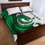 Wales Celtic Dragon Quilt Bed Set Welsh Mythic Green Dragon - Wonder Print Shop