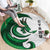 Wales Celtic Dragon Round Carpet Welsh Mythic Green Dragon - Wonder Print Shop